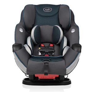 symphony all-in-one convertible car seat with freeflow (sawyer green)