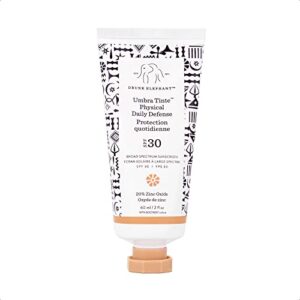 drunk elephant umbra tinte physical daily defense – tinted moisturizer and broad spectrum spf 30 sunscreen (60 ml / 2 fl oz)