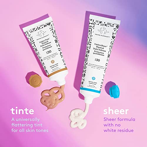 Drunk Elephant Umbra Tinte Physical Daily Defense - Tinted Moisturizer and Broad Spectrum SPF 30 Sunscreen (60 mL / 2 Fl Oz)