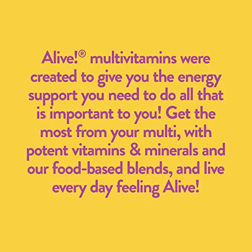 Nature’s Way Alive! Women’s Energy Complete Multivitamin, High Potency B-Vitamins, 50 Tablets