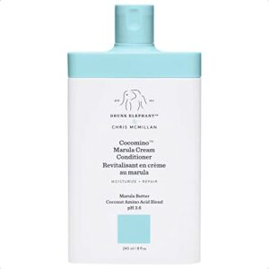 drunk elephant cocomino marula cream conditioner. concentrated and scalp-friendly nourishing conditioner for hair (240 ml / 8 fl oz)