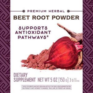 Nature's Way Premium Herbal Beet Root Powder, 3 g per serving, 5 oz