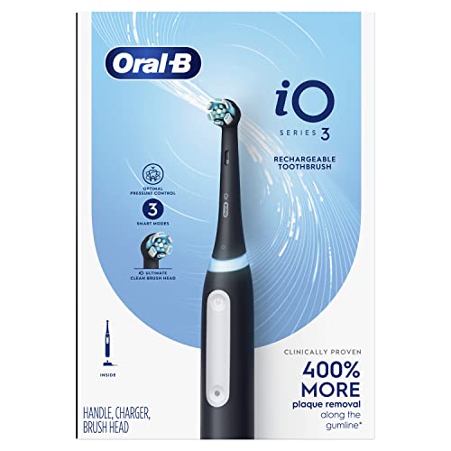 Oral-B iO3 Electric Toothbrush (1) with (1) Ultimate Clean Brush Head and (1) Charger