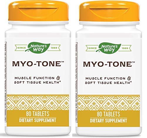 Nature's Way Myo-Tone Supports Healthy Muscles, Tendons and Ligaments, 80 Tablets, Pack of 2 (Packaging May Vary)