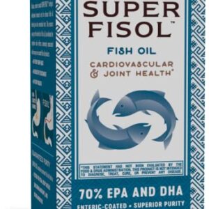 Nature's Way Super Fisol Fish Oil, Supports Heart and Joint Health*, 180 Softgels