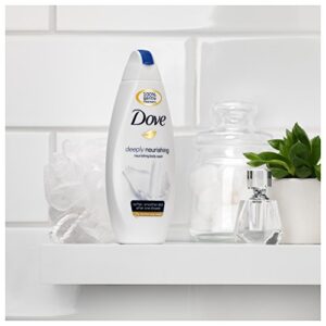 Dove Deep Moisture Deeply Nourishing Body Wash, 16.9 Fl Oz (Pack of 6)