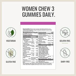 Nature’s Way Alive! Premium Women’s Gummy Multivitamins, Essential Vitamins & Minerals, Supports Whole Body Wellness,* Vegetarian, Mixed Berry Flavored, 75 Gummies