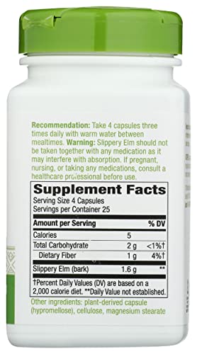 Nature's Way Nature's Way Slippery Elm Bark, 100 Count