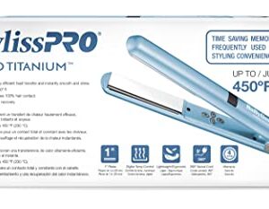 BabylissPRO Nano Titanium 1" Digital Straightener