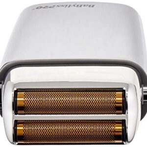 BaBylissPRO Barberology Double Foil Shaver, FXFS2 SILVERFX Professional Electric Shaver