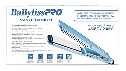 BaBylissPRO Nano Titanium 1-3/4" Ionic Straightening Iron