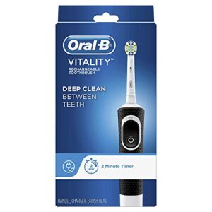 Oral-B Vitality FlossAction Electric Toothbrush with Replacement Brush Head, Black