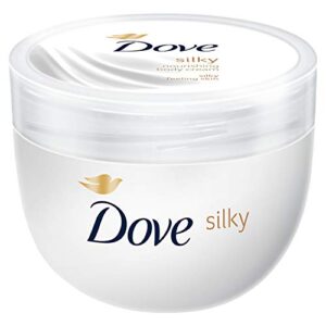 dove silky nourishment body cream, 10.1 ounce