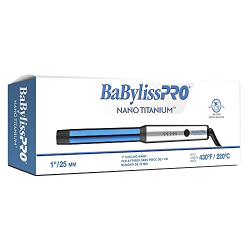 BaBylissPRO BaBylissPRO Nano Titanium Curling Wand, 1 Inch, 1 ct.