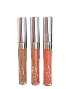 colourpop oui oui ultra glossy lips bundle (3) hydrating lip glosses with shimmer