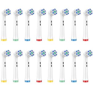 electric toothbrush replacement heads for oral b brush heads extra thin care soft bristle heads 16 pack