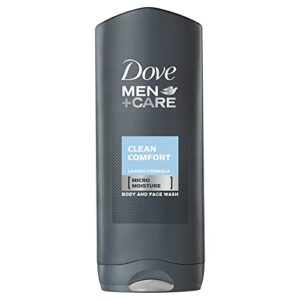 Dove Men + Care Body and Face Wash Variety 3 Flavors - Clean Comfort, Cool Fresh, and Minerals + Sage - 13.5 Oz (400ml)