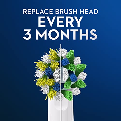 Oral-B CrossAction Electric Toothbrush Replacement Brush Heads Refill, 4ct (Packaging may vary)