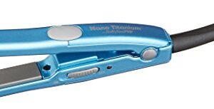 BaBylissPRO Nano Titanium Mini Straightening Iron Blue 0.5 Inch