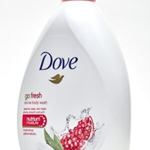 Dove Go Fresh Revive Body Wash, Pomegranate and Lemon Verbena Scent, 33.8 Ounce (1 Liter) International Version