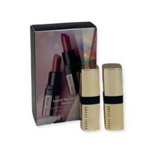bobbi brown luxed up lips lipstick duo hibiscus and desert rose