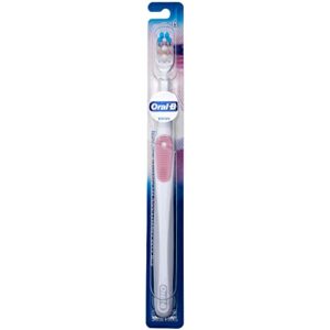 Oral-B Gum Care Extra Soft Toothbrush for Sensitive Teeth and Gums, Compact Small Head,(Colors Vary) - Pack of 4