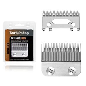 fx801r replacement blades for babylisspro clippers, replacement clipper blades compatible with babylisspro barberology fx870/fxf880/fx810/fx825/fx673n, silver
