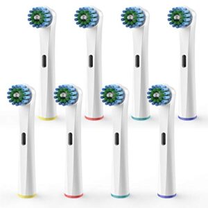 keweilian best replacement toothbrush heads for oral-b,compatible with oral-b braun electric toothbrush, 8 count