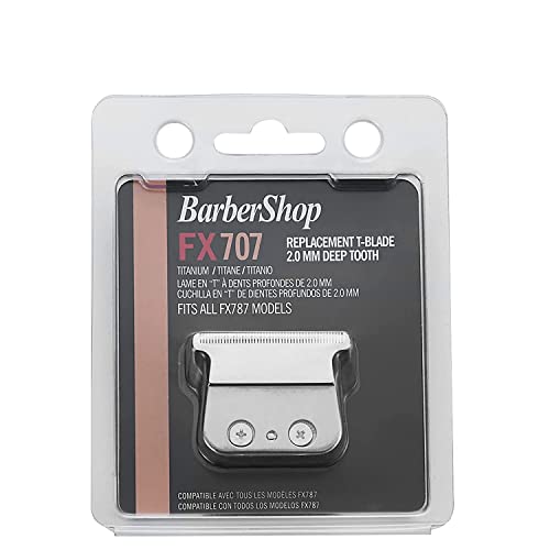 Replacement Blades Compatible with BaByliss FX787(FX787G/FX787B2/FX787RG/ FX787S) and FX726,Silver