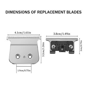 Replacement Blades Compatible with BaByliss FX787(FX787G/FX787B2/FX787RG/ FX787S) and FX726,Silver