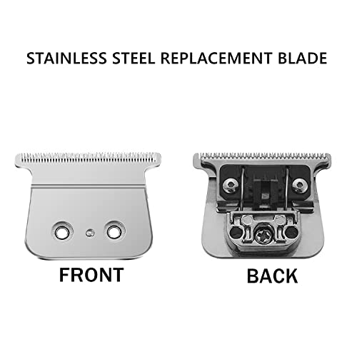 Replacement Blades Compatible with BaByliss FX787(FX787G/FX787B2/FX787RG/ FX787S) and FX726,Silver