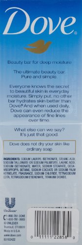 Dove Beauty Bar, White 4 oz, 16 Bar