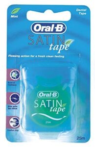 oral b satin tape mint 25m (pack of 6)