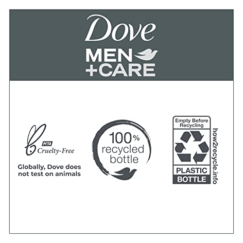 Dove Men+Care 2 in 1 Shampoo and Conditioner Youthfull Revitalize 3 Count For Fine, Thin Hair Men's Shampoo and Conditioner with Bamboo Extract + Biotin 20.4 oz