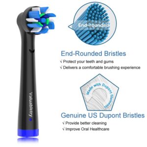 8pcs Cross Clean Brush Heads Compatible with Oral B Electric Toothbrush, Compatible with Cross Action Pro 1000 and Other Oral B Electric Toothbrush.