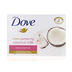 dove purely pampering coconut milk bar 135g (pack of 3) imported