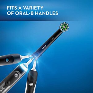 Oral-b Crossaction Electric Toothbrush Replacement Brush Head Refills, Black, 3 Count