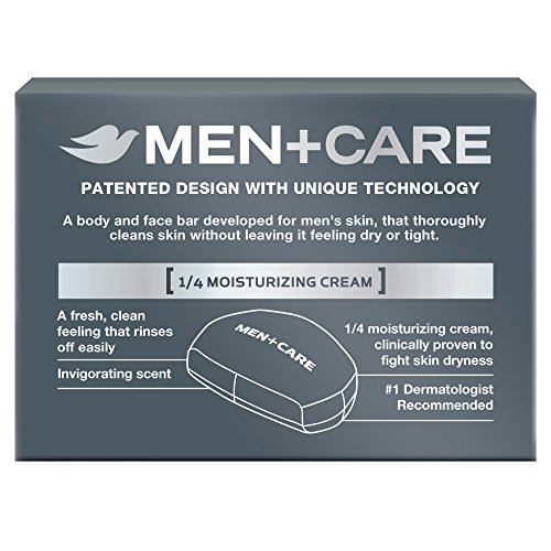 Dove Men+Care Body and Face Bar Extra Fresh 4 oz, 6 Bar (Pack of 2)