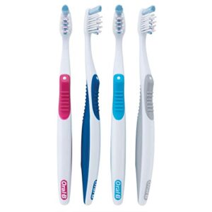 Oral-B Pro-Health Gentle Clean Cross Action Toothbrush for Sensitive Teeth, 35 Extra Soft, Pack of 6