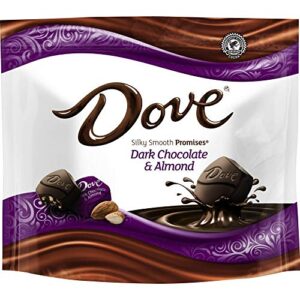 dove promises almond dark chocolate candy 7.61-ounce bag (pack of 8)