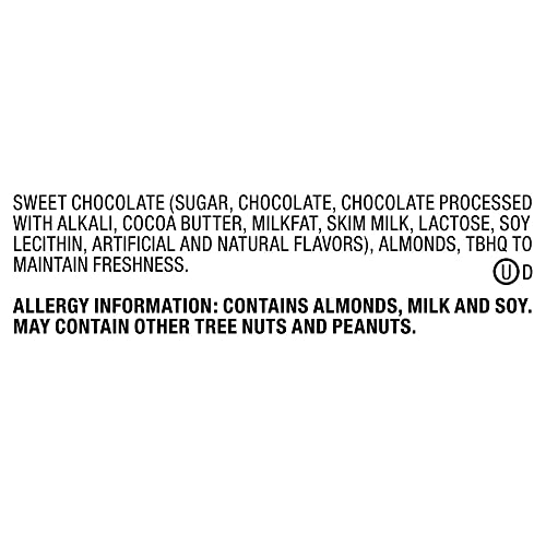 DOVE PROMISES Almond Dark Chocolate Candy 7.61-Ounce Bag (Pack of 8)