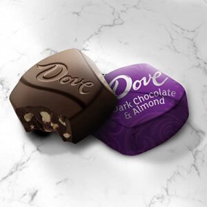 DOVE PROMISES Almond Dark Chocolate Candy 7.61-Ounce Bag (Pack of 8)