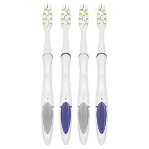 Oral-B Pulsar 3D White Advanced Bacteria Guard Toothbrushes Pack of 4