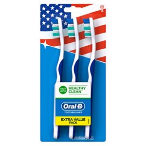 oral-b healthy clean 40 soft toothbrush 3 count