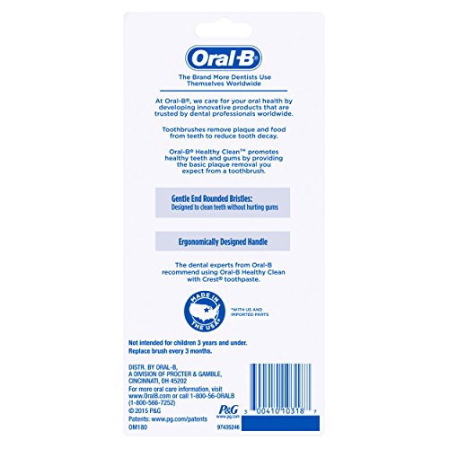 Oral-B Healthy Clean 40 Soft Toothbrush 3 Count