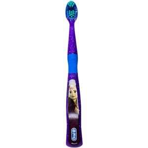 Oral-B Disney Frozen Toothbrush, 3+ YRS, Extra Soft (Characters Vary) - Pack of 4