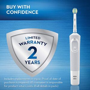 Oral-b Vitality Floss Action Rechargeable Power Toothbrush, Blue and White