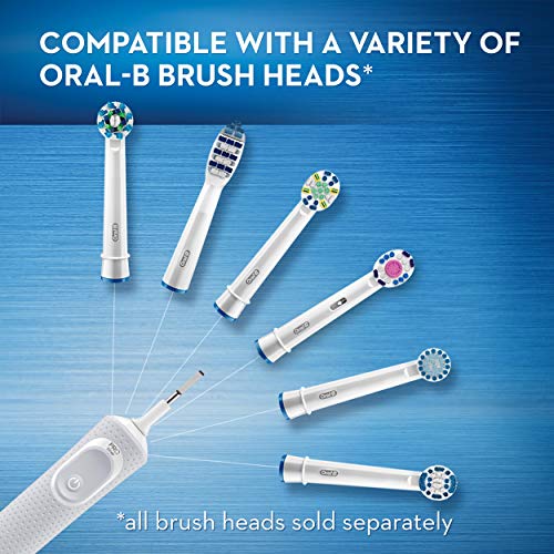 Oral-b Vitality Floss Action Rechargeable Power Toothbrush, Blue and White