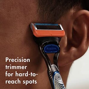 Gillette Fusion5 Razors for Men, 1 Gillette Razor, 4 Razor Blade Refills, Lubrastrip for a More Comfortable Shave