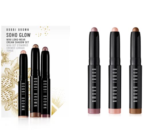 Bobbi Brown Long-Wear Cream Shadow Stick Mini Set - Dusty Mauve, Golden Pink, and Golden Bronze., 3 Count (Pack of 1)